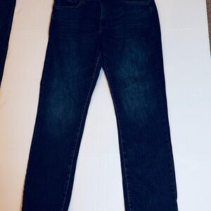 Lucky Brand 410 Athletic Straight Stretch Denim Jeans Dark Wash Men 36x32